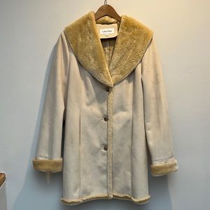Tan Suede Calvin Klein Jacket